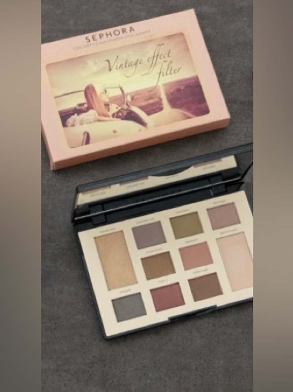 Sephora Vintage Filter Eye Shadow Palette - NIB COLLECTIBLE - Picture 4 of 4